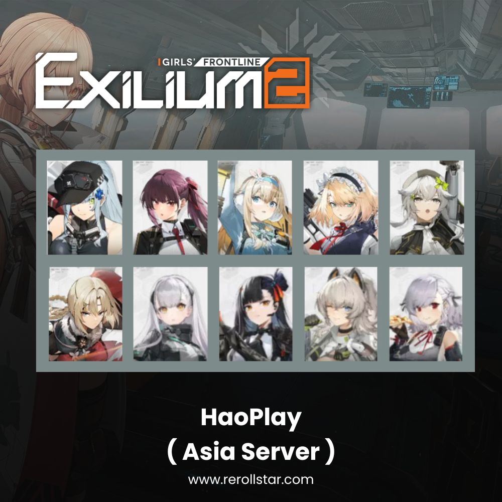 Girls' Frontline 2 Starter Account with SSR Combo – HaoPlay Asia Server