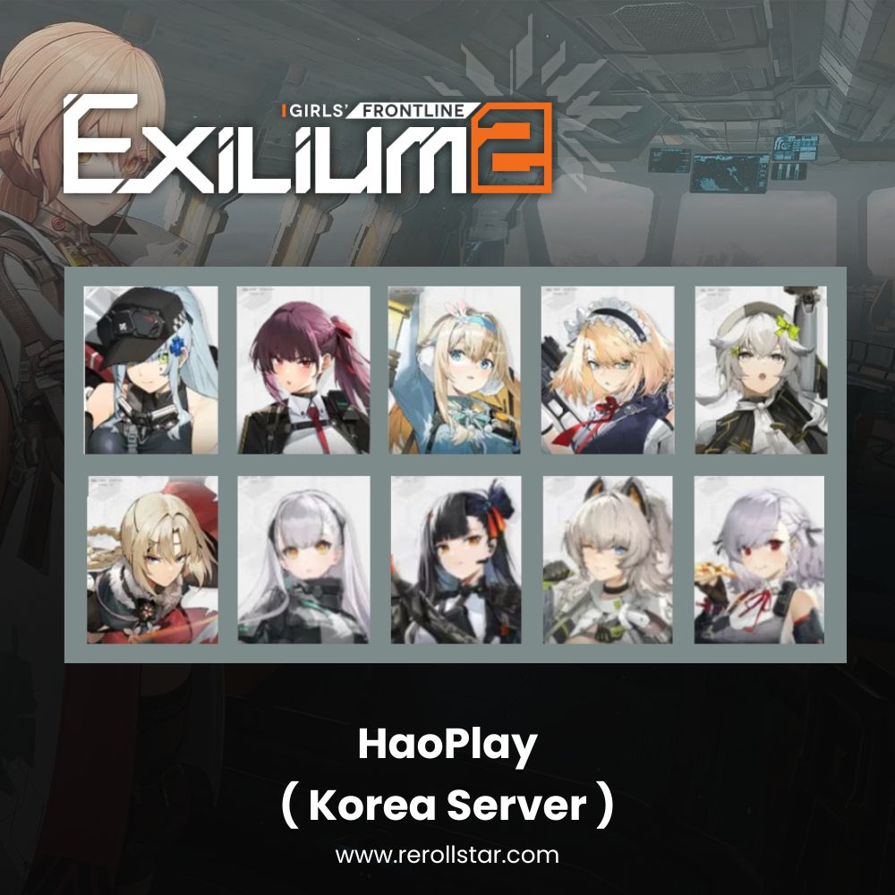 Girls' Frontline 2 Starter Account with SSR Combo – HaoPlay Korea Server