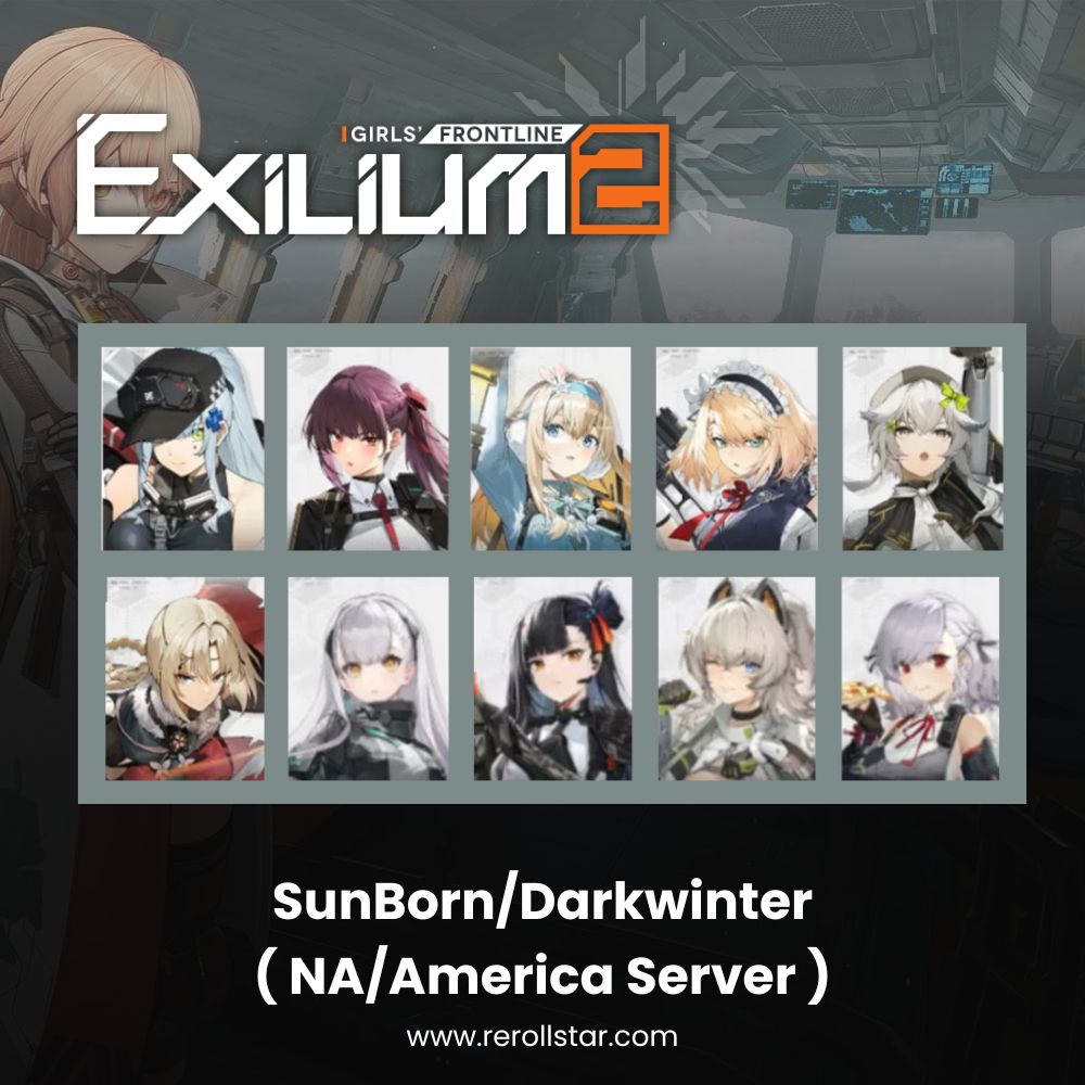 Girls Frontline 2 Starter Account with SSR Combo – Darkwinter NA/America Server
