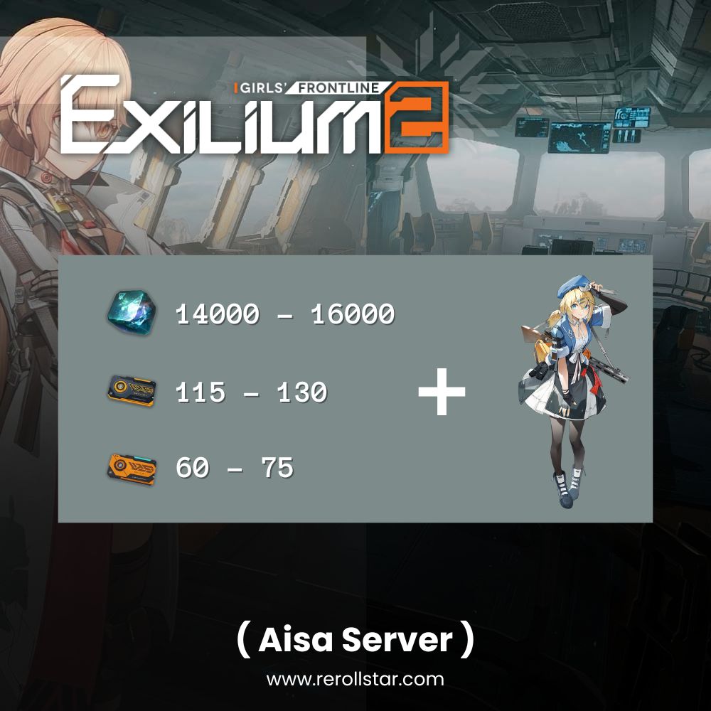 Girls Frontline 2 Reroll Account With Collapse Crystal - HaoPlay Asia Server